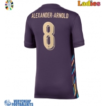 England Alexander-Arnold #8 Replica Away Shirt Ladies Euro 2024 Short Sleeve